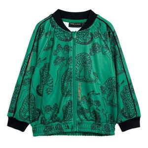 ISO Mini Rodini Green Tiger Print Track Jacket